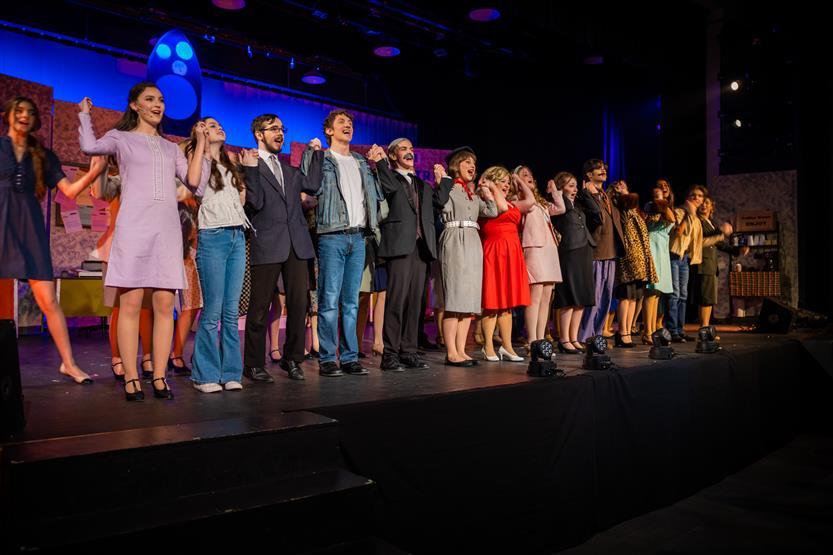 Page High actors onstage